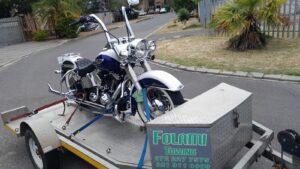 folami towing a motorbike